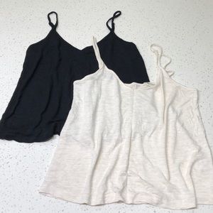 Madewell tanks, set of 2